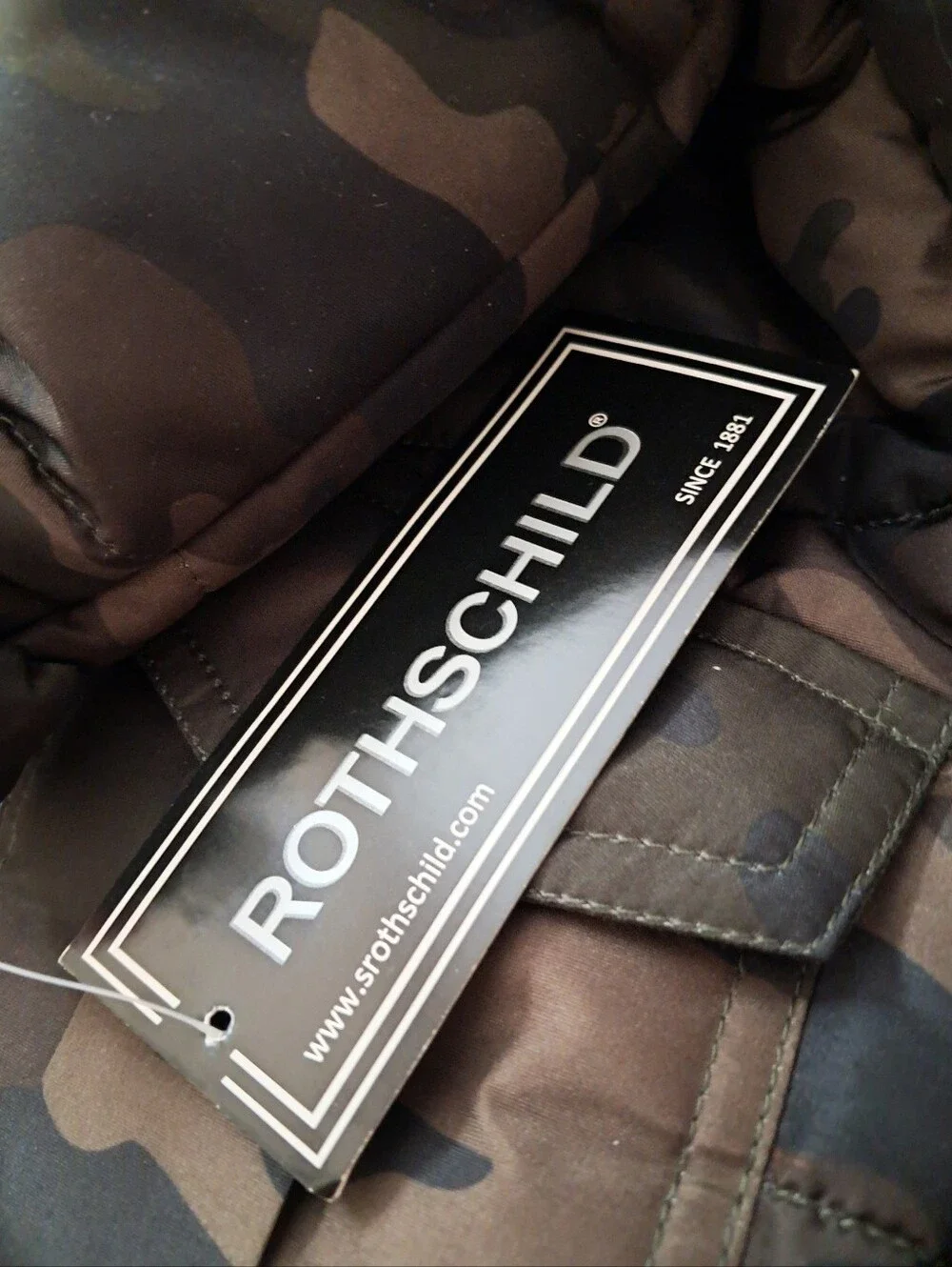 Rothschild Winter Coat Hooded Parka Size 12M Olive Camo NWT